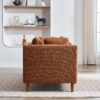 Wide Modern Double Sided Upholstered Chaise Lounge - Caramel - Image 13