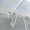 6.3'x10.2'x7' Polycarbonate Greenhouse, Heavy Duty Outdoor Aluminum Walk-In Green House Kit With Rain Gutter, Vent And Door For Backyard Garden - Aluminium - Image 18