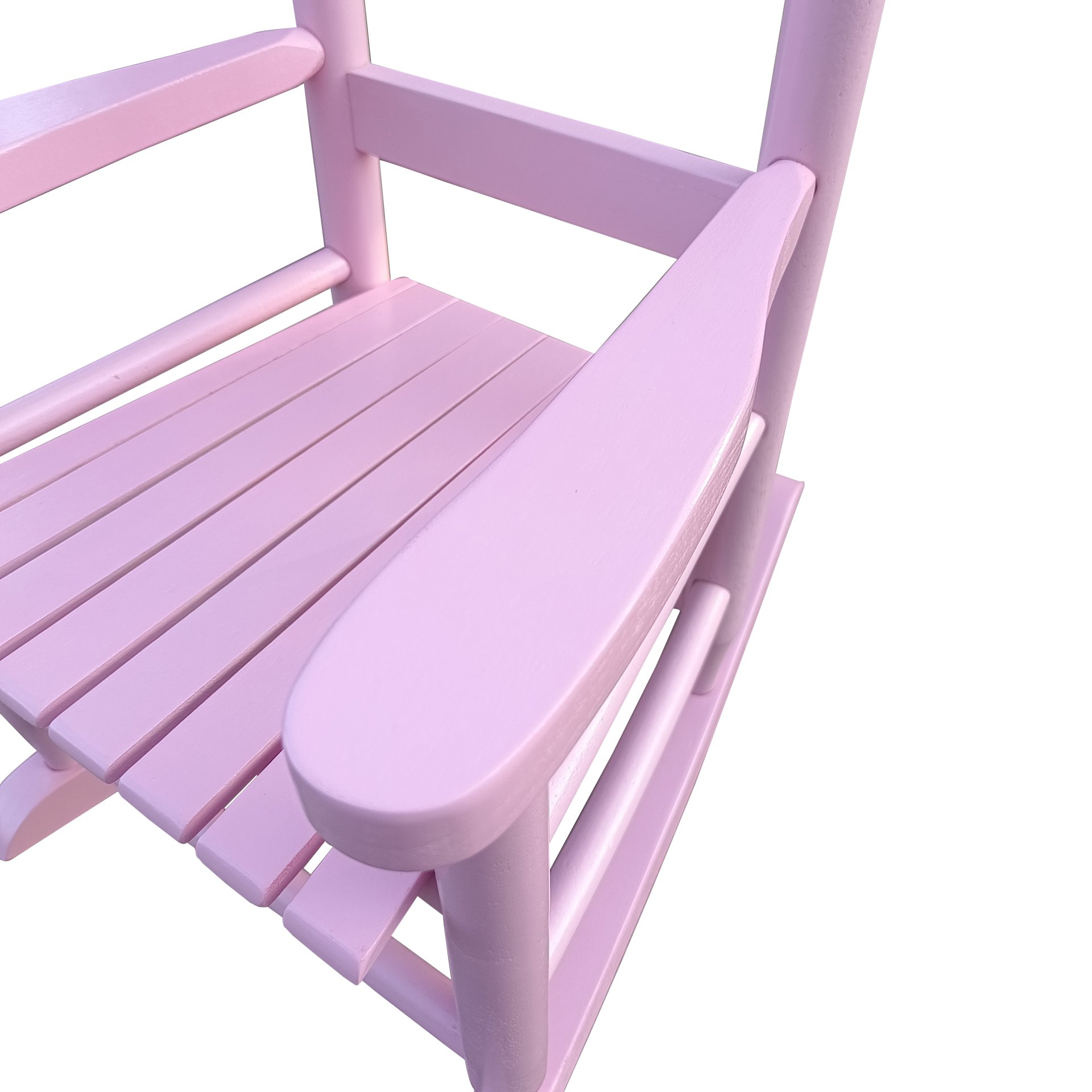 Children's Rocking Chair Indoor Or Outdoor, Suitable For Kids, Durable - Light Pink - Image 7