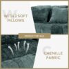 Bean Bag Sofa Lazy Sofa Durable Comfort Lounger High Back Chair For Indoor & Outdoor Use - Emerald - Image 6