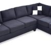 Malone - Sectional Upholstered - Black - Image 3