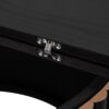 Coffee Table, Round Coffee Table, Modern Side Tables Accent End Table For Living Room, Apartment - Black - Image 21