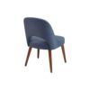 Dining Side Chair Upholstered Textured Fabric (Set of 2) - Navy - Image 8
