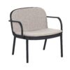 Luna - Outdoor Club Chair (Set of 2) - Beige / Black - Image 6