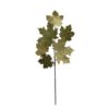 Velvet Maple Leaf Spray, Botanicals Decor For Harvest Festival Fall Festival & Thanksgiving Table Decorations (Set of 6) - Green - Image 7