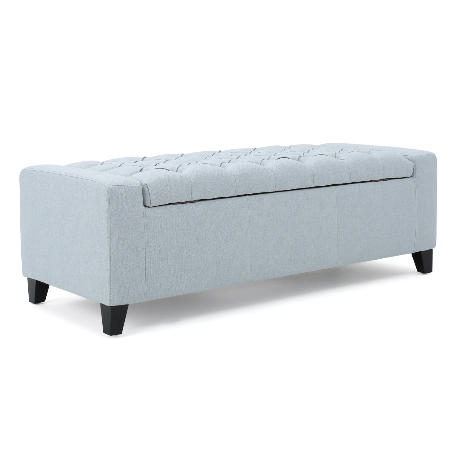 Stylish Guernsey Ottoman With Storage Function - Light Sky - Image 13