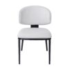 5 Pieces Modern And Metal Dining Set - White / Black / Walnut - Image 15