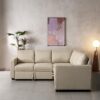 Sectional Sofa Bed - Beige - Image 10