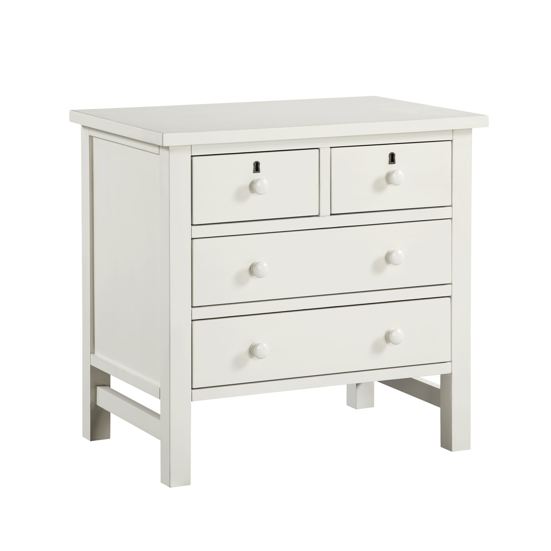 Georgina - 4 Drawer Storage Nightstand - Antique White - Image 11
