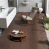 New Style Patio Deck Tiles, Diy Module Interlocking Decking Tiles Floor Tile Outdoor And Indoor, Easy And Quick Installation Court Tiles For Porch Poolside Balcony Backyard 44 Pieces - Red Brown - Image 4