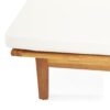 Outdoor Elegance Daybed With Convertible Design Cushion Frame - Beige - Image 14
