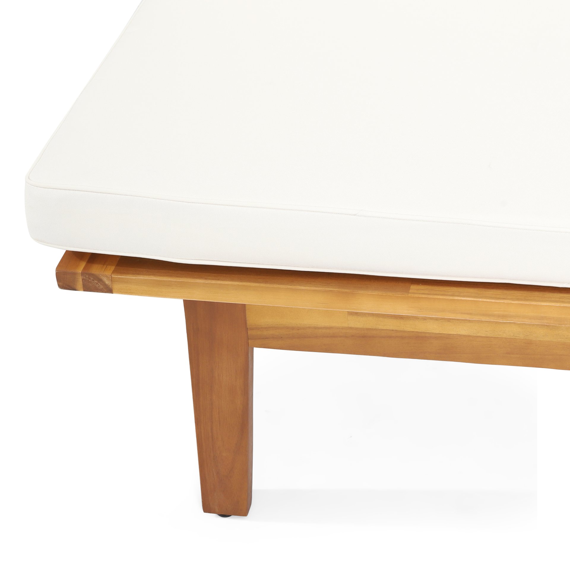 Outdoor Elegance Daybed With Convertible Design Cushion Frame - Beige - Image 14