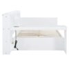 Full Size Daybed With 3 Drawers USB Ports And Desk - White - Image 24