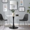 Pebble - Modern Table - Black / White - Image 5