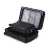 20" / 24" / 28" 3 Pieces / Set Spinner Wheel Luggage, Carry On Suitcase, With Cup Holder & USB Port & Phone Holder - Black - Image 20