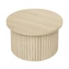 Coffee Table (Set of 2), Round Coffee Table, Modern Side Tables Accent End Table For Living Room, Apartment - Natural - Image 8