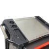 Removable 4 Drawer Metal Tool Cart With Lock - Black / Red - Image 8