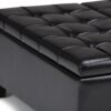 Harrison - Coffee Table Storage Ottoman - Midnight Black - Image 5