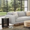 Demy - Metal Accent Table - White Marble / Black - Image 8