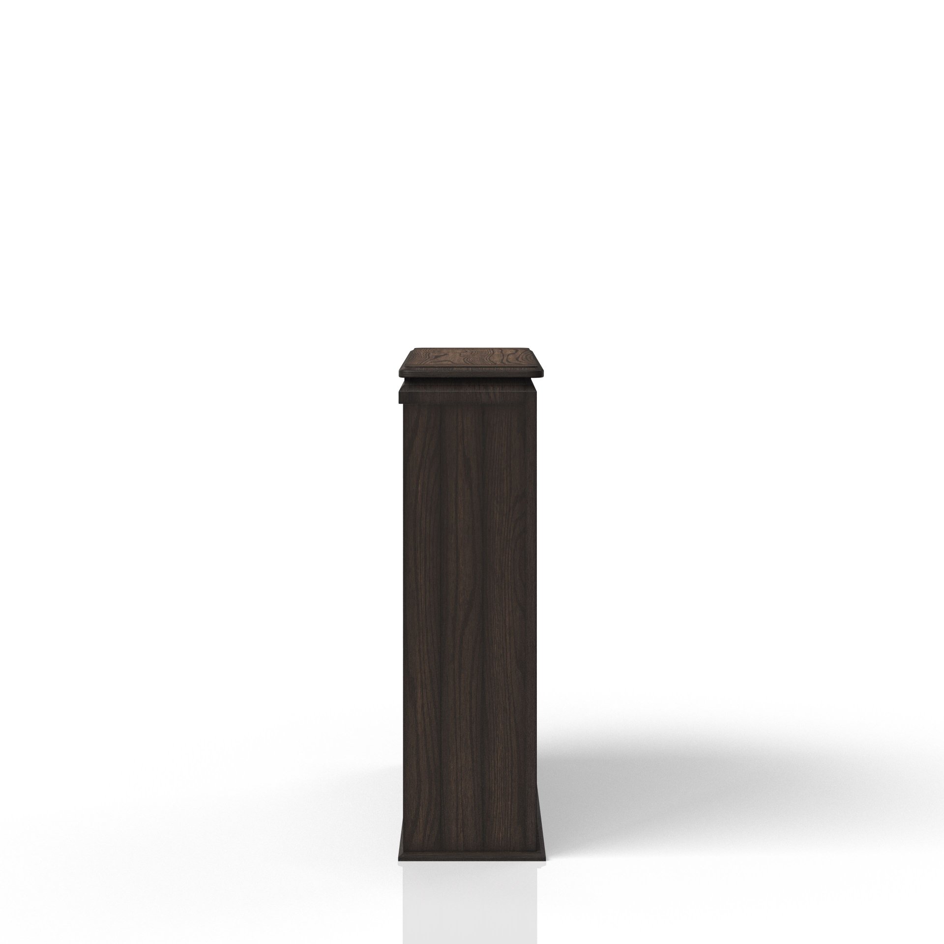 Two Shelf Bookcase Hutch - Chocolate - Image 3