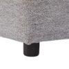 Sectional Sofa Modular Sofa U - Shaped Sofa Couch Sofa Bed L - Shaped Sofa With A Movable Ottoman And Two USB Ports For Living Room - Light Gray - Image 21