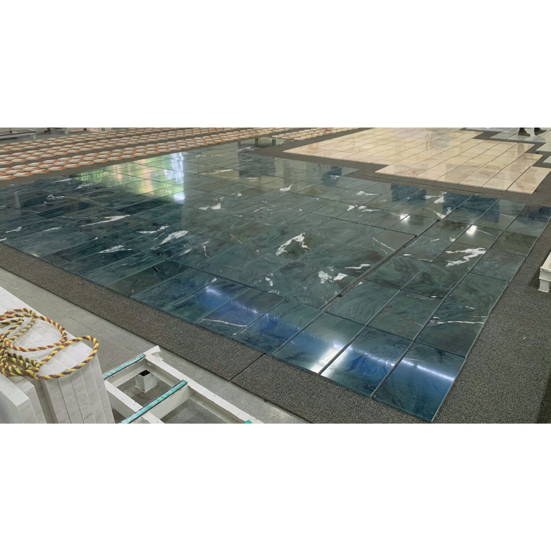 Diamond Polished Marble Tile For Wall And Floor Stone 12 X 24" - Green / Green Multi - Image 11