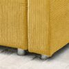 Convertible Sleeper Sofa Bed With Reversible Chaise And Storage - Yellow - Image 10