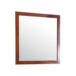 Modern Design Transitional Wall Mirror - Cherry
