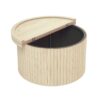 Coffee Table, Round Coffee Table, Modern Side Tables Accent End Table For Living Room, Apartment - Natural - Image 12