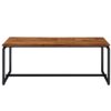 Jurgen - 3 Pieces Pack Coffee & End Set - Oak / Black - Image 5