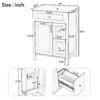 Bathroom Vanity With Sink, Soft Close Storage - Black - Image 2