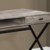 Computer Desk For Home Office, Laptop, Storage Drawers, Modern - Taupe - Image 9