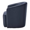 Ardena - Modern Swivel Barrel Chair - Blue - Image 10