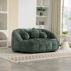 Bean Bag Sofa Lazy Sofa Durable Comfort Lounger High Back Bean Bag Chair Couch For Adults And Kids - Emerald - Image 3