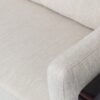 Retro Style Three Seater Sofa With Smooth Upholstery - Beige - Image 11