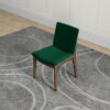Laura - Mid-Century Modern Solid Wood Dining Chair (Set of 2) - Green - Image 10