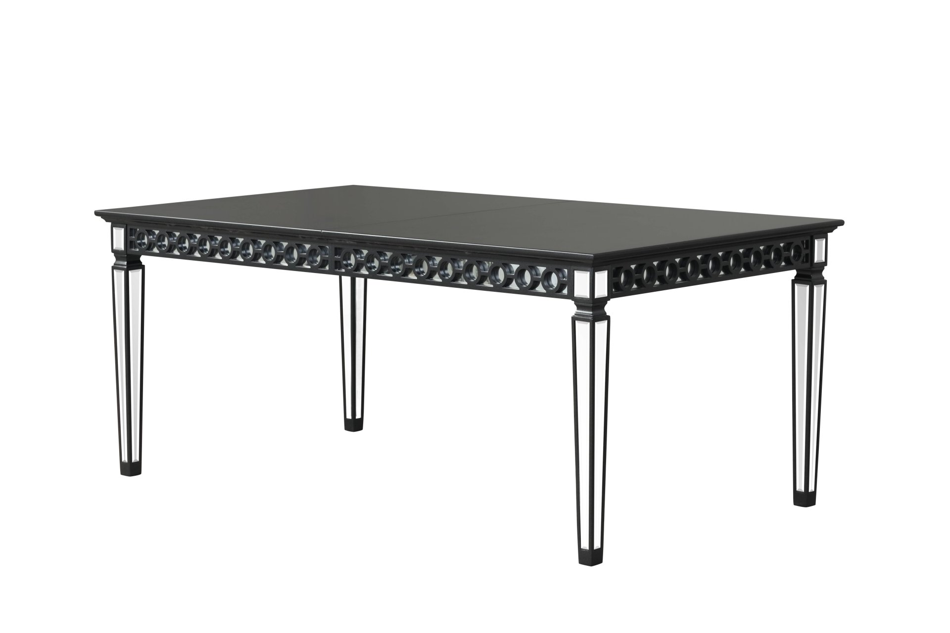 Varian II - Mirrored Dining Table - Black - Image 4
