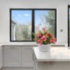 2 Pieces Flowerpot, Planter For Patio, Garden Or Windowsills - Milk White - Image 2