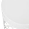 Outdoor Metal End Table Large - White - Image 8