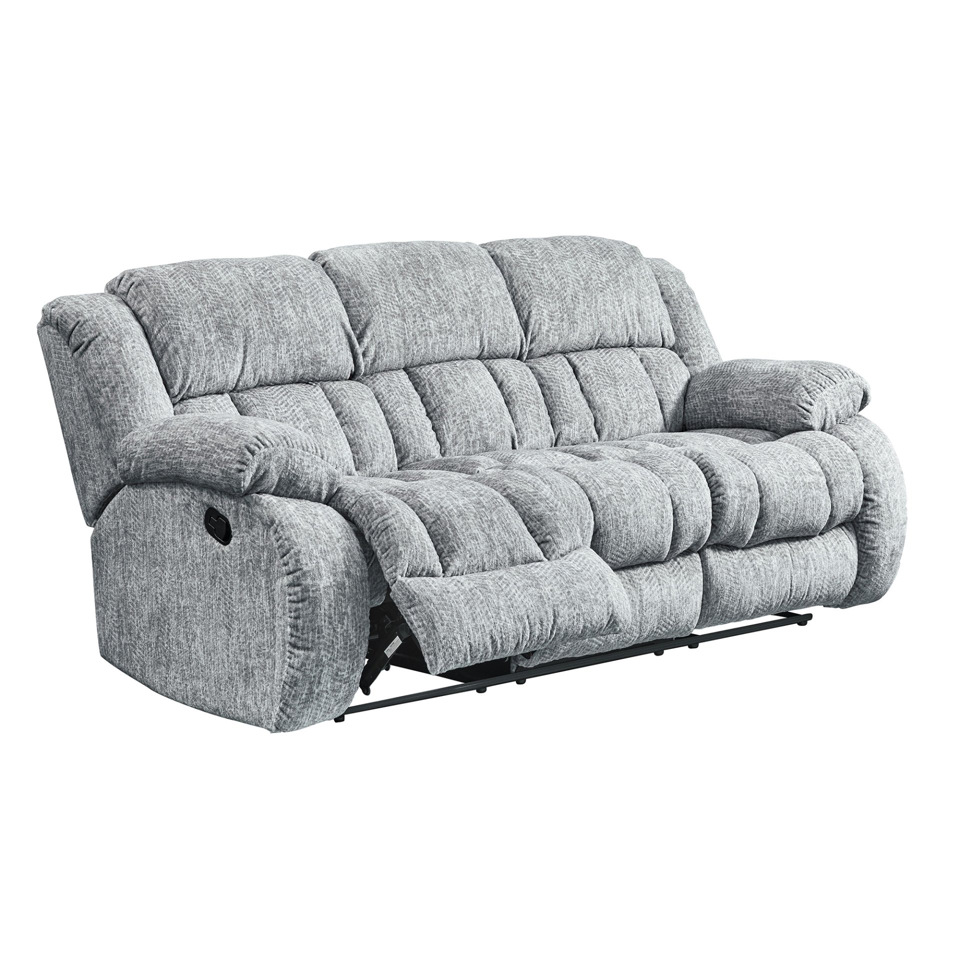 Stonic - Reclining Sofa And Loveseat - Gray - Image 4