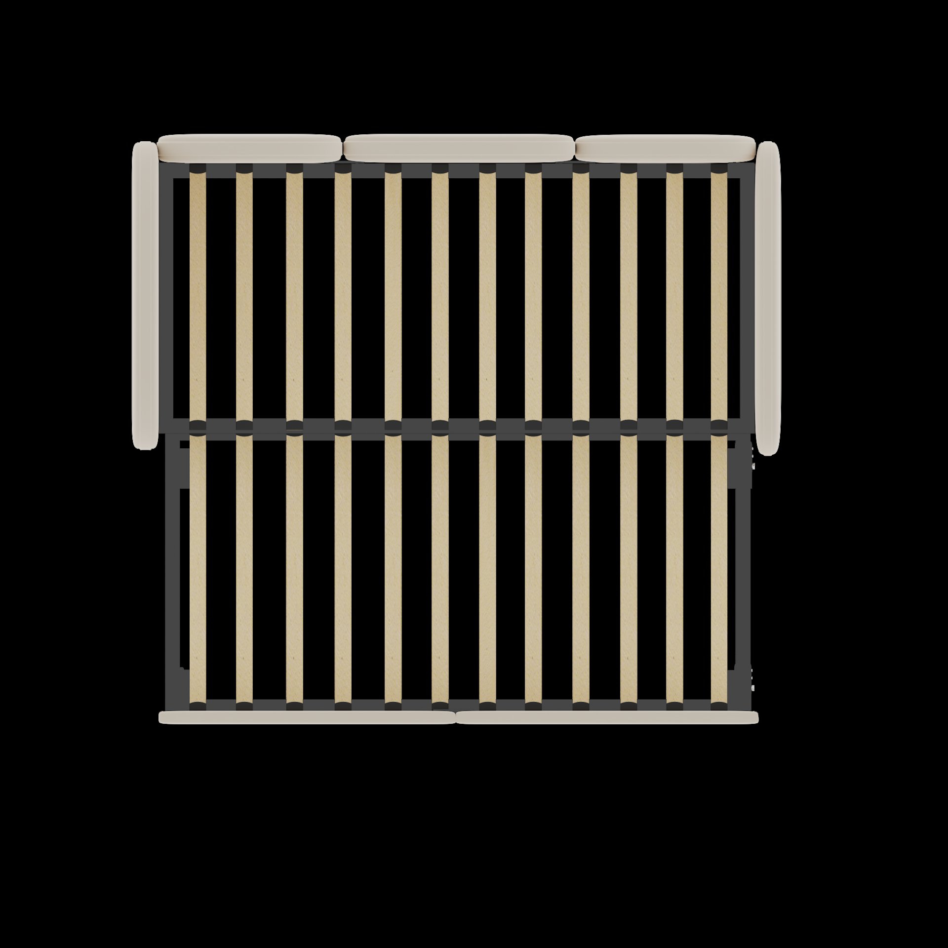 Modern Upholstered Daybed With Twin Size Bed Frames And Storage - Beige - Image 21