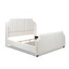 Addison - King Tufted Panel Bed Frame - Cloud White - Image 14