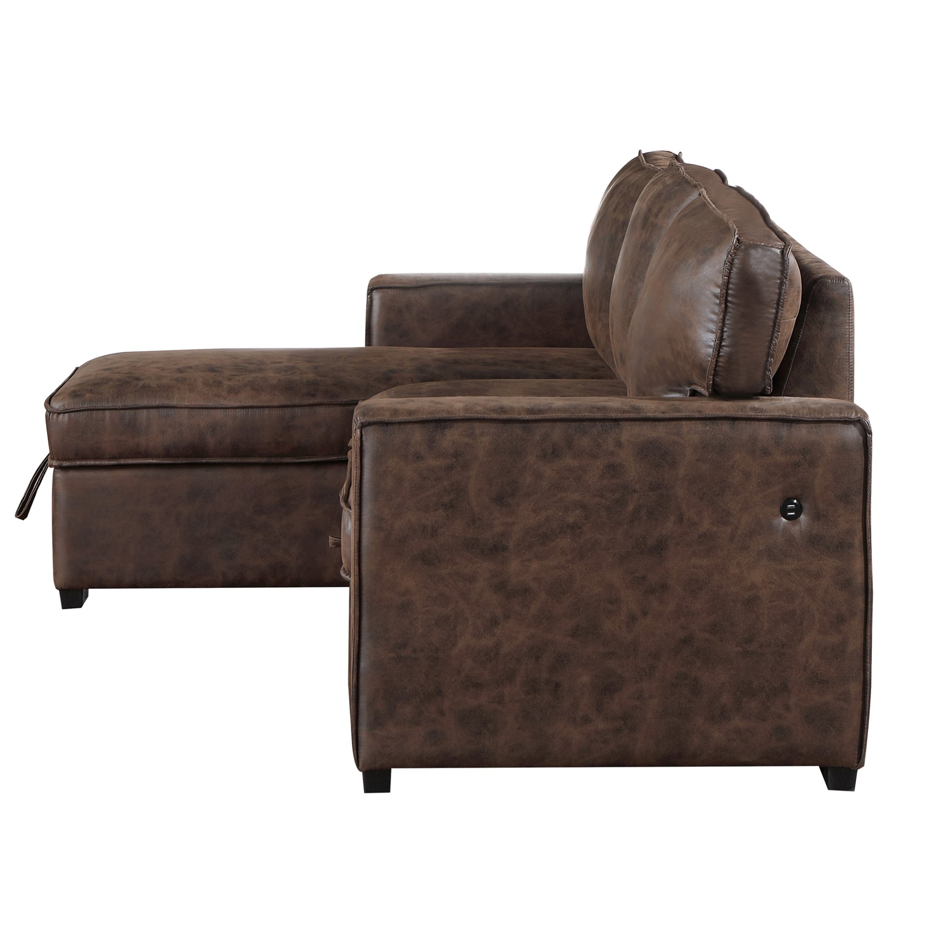 Territory - Reversible Pull Out Sofa Bed - Coffee - Image 9