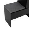 Elegant 2 In 1 Shoe Cabinets With Soft Cushion Versatile Shoe Rack Organizer With Adjustable Shelves For Hallway, Living Room - Black - Image 16