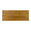 Outdoor Bar Table With Wood Tabletop And Iron Hairpin Legs - Black / Teak - Image 7