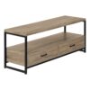TV Stand, Console, Media Entertainment Center, Storage Drawers, Living Room, Bedroom, Contemporary, Modern - Taupe - Image 12
