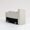 Modular Sofa Coffee Table Module With Storage Function, Cupholders, USB Ports For Living Room Apartment - Beige - Image 3