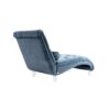 Velvet Chaise Lounge Chair With Pillow, Button Tufted Upholstered - Light Blue - Image 14