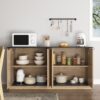 Multi Functional Sideboard, An Ideal Choice For TV And Tableware Storage In Modern Homes - Black - Image 6