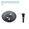 Artistic Vessel Sink With Pop Up Drain, Smooth Rounded Edges - Grey - Image 3